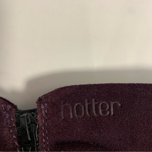 Hotter woman’s ankle boots rich purple size 8 - Picture 7 of 11